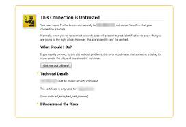 Name Mismatch Error In Web Browser Digicert Com