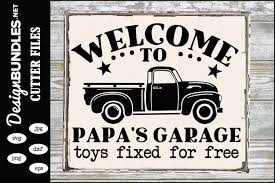 First, create an svg to work with. Papas Garage Svg