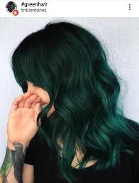 Trilliontones Dark Green Hair Bold Hair Color Green Hair