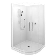 We are aware that bathrooms come in many shapes and sizes, and with space increasingly at a premium, bathrooms are often small and require a small shower enclosure to fit. Acrylic Levivi Cabris 900mm Round Shower Enclosure