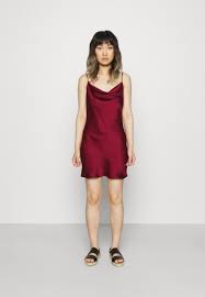 South Beach Petite Cowl Neck Mini Dress Cocktail Dress Party Dress Biking Red Red Zalando Co Uk