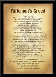 My Rifle The Creed Of A Us Marine