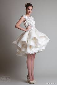 Krikor Jabotian Fall 2013 Couture Closure Collection Wedding Inspirasi Page 2 Short Wedding Dress Gowns Wedding Dresses
