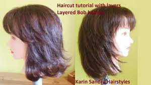 Medium length layered hairstyles is a great option for any woman because of how flattering it is. Long Layered Haircut Tutorial Medium Long Length Layered Bob Haircut Medium Hair Youtube