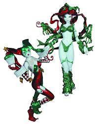 Amazon.com: DC Collectibles AME-Comi: Harley Quinn and Poison Ivy Holiday  PVC Figures, 2-Pack : Toys & Games