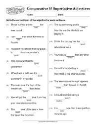 Worksheet works word plexers answers free printables. 184886735 Worksheetworks Comparative Superlative Adjectives 1 Pdf Language Mechanics Grammar