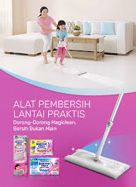 Membersihkan lantai tentunya pekerjaan ibu ibu setiap hari dari kotoran lantai agar tetap bersih dan cling mesin cuci lantai menjadi lebih bersih dgn sapu fiber ini krn debu2 halus jg bisa tersapu. Magiclean Magiclean