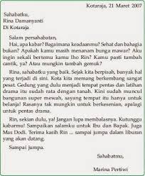 Liburan tahun depan aku mau mengajak mereka ke kampung kita untuk wisata di sana. Contoh Surat Pribadi Brainly Co Id