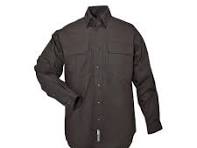 5.11 Camisa táctica de algodón de manga larga para hombre, color caqui, M,  Caqui