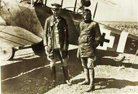 Hauptmann Weyert (on the left) and Hauptmann Franz-Walz (right ...