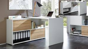 Vielfalt auf yourhome.de entdecken und bequem online bestellen! Schreibtisch Shine Burotisch Weiss Sonoma Eiche Germania