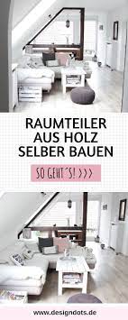 Sammlung von vanessa steinhäußer • zuletzt aktualisiert: Raumteiler In Fachwerkoptik Selber Bauen Design Dots Raumteiler Diy Raumteiler Wohnung Einrichten
