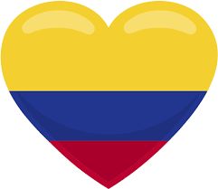 Bandera de colombia, doble faz satinada. Flag Of Colombia Clip Art Corazon Con La Bandera De Colombia 512x512 Png Clipart Download