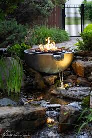 Diy backyard fountains and waterfalls. Bubbling Garden Urn Fountain Contractor Builder Installations Rochester Ny Acorn Ponds Waterfalls