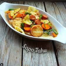 Siapkan bahan dan alat sesuai resep dari sajian. Resep Cara Membuat Sapo Tahu Baca Resep