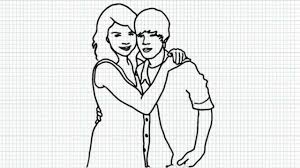 Justin bieber coloring pages justin bieber coloring pages that you can print free coloring pages continue reading. How To Draw Selena Gomez And Justin Bieber Video Easy Drawing For Kids Youtube