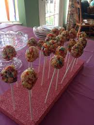 Rice Krispie Treat Pops Substitute Three Cups Fruity Pebbles In Traditional Rice Krispie Treats Once Tears Are Crispy Treats Rice Crispy Treats Rice Krispies