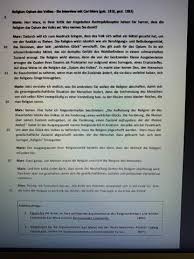 Zusammenfassung Uber Karl Marx Ein Interview Schule Religion