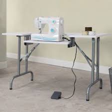 Sew Ready Comet Modern Sewing Table Walmart Com In 2020 Folding Sewing Table Sewing Table Sewing Machine Tables