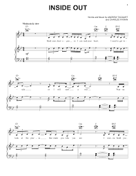 The Chainsmokers Inside Out Sheet Music Notes Chords Sheet Music Notes Sheet Music Chainsmokers