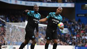 Rovers rkc waalwijk fc dallas lafc vancouver whitecaps fc real salt lake san jose earthquakes houston dynamo sporting kansas city colorado rapids seattle sounders fc fc cincinnati chicago fire soccer club toronto fc nashville sc columbus crew sc philadelphia union new england. Usain Bolt Scores In Soccer Aid Triumph As His World Xi Beat An England Xi On Penalties Goal Com