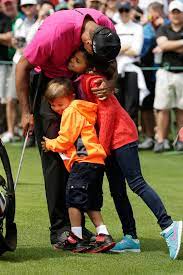 Tiger Woods Caddies For Son Charlie 10 During Junior Golf Event People Com