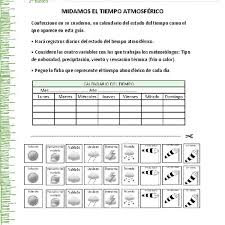 Midamos El Tiempo Atmosferico Tiempo Atmosferico Ciencias Naturales Atmosferico