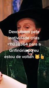 Voltei mores #titiaminerva #harrypotter