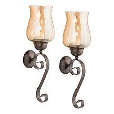 This glamorous holder features hanging crystal drops and 10 crystal bed garlands that drape from. Wall Candle Holders Update Your Home S Decor With Candle Sconces Kohl S