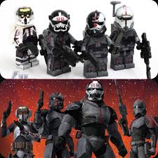 Hunter, wrecker, crosshair, tech, echo. Bad Batch Lego Vs Real Customs Done By Minifigs4u Legostarwars