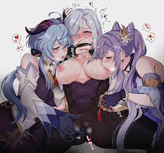 Ganyu  Shenhe  Keqing (ne_go_m) [Genshin Impact] : rhentai