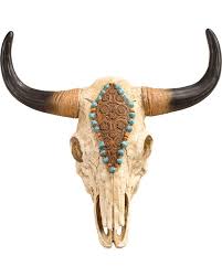 Bb Ranch Painted Cow Skull Wall Decor No Color Hi Res Painted Cow Skulls Cow Skull Art Cow Skull Decor