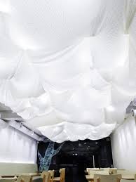 Ho Hum Restaurant By M4 Ceiling Installation Interior Cloud Ceiling