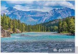 Lovely Canadian Mountain Landscape Poster Pixers We Live To Change