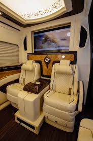Luxury Vip Van By Burgano Fine Leather Stitched In Best Design Led Skylight And Exclusive Wood Finish German Quality And Design Luxury Vip Van Beamer