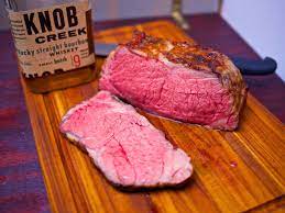 Sous Vide New York Strip Roast With Bourbon Cream Pan Sauce Recipe New York Strip Roast Strip Roast Recipe Sous Vide Recipes