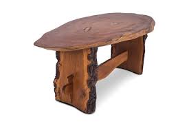 Handmade redwood coffee table / end table. Wabi Sabi Style Redwood Dining Table 1960s For Sale At Pamono