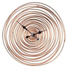 Black And Gold Wall Clock Uk Geometric Swirl Rose Gold Clock Large Wandklok Koperen Wand Keuken Klokken
