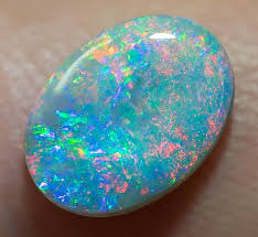 Solid Semi Black Opal From Lightning Ridge This Opal Is More Beautiful In Life Than It Appears O Crystals And Gemstones Stones And Crystals Black Opal Pendant
