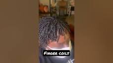 Finger coils| Natural hair in Detroit - YouTube