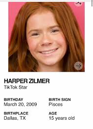 How Old Is Harper Zilermer