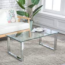 Equinox low table 44 square with teak top. Modern Glass Stainless Steel Coffee Table Side End Table Living Room Furniture 49 90 End Date Thursday S Coffee Table Living Table Glass Table Living Room