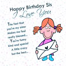 Short Funny Birthday Wishes For Younger Sister Top 10 Happy Birthday Wishes For Sister Hd Images Happy Birthday Sister Quotes Sister Birthday Quotes Happy Birthday Sister Funny