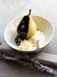 Poire Belle Helene Poire Belle Helene Dessert Gourmand Poire Au Chocolat