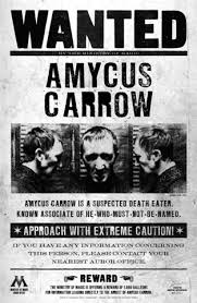 Amyus Carrow Harry Potter Wanted Posters Printable In High Resolution Harry Potter Printables Harry Potter Wanted Poster Harry Potter
