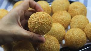 Buchi Filipino Sesame Balls Buchi Recipe Recipes Filipino Desserts