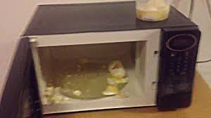 In a microwave safe bowl, nuke the water until hot (roughly three minutes). Boiled Eggs In A Microwave Fail Youtube