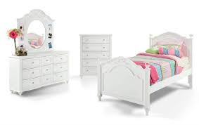 Our youth furniture bedroom sets in neutral styles and colors would make great furniture pieces your kids can grow with. Madelyn Youth Twin White Bedroom Set Bobs Com Girls Bedroom Sets White Bedroom Set Furniture Kids Bedroom Sets