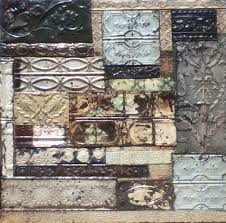 Tin Quilt By Kenny The Tin Man Hoff Antique Tin Ceiling Tile Vintage Ceiling Tin Painted Tin Ceiling Tiles