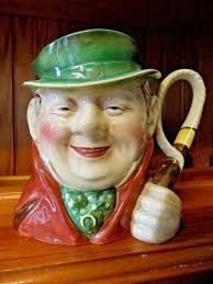 VintageHighly Collectible Beswick Character Mug, “Mr Bumble Parish Beadle  2032”